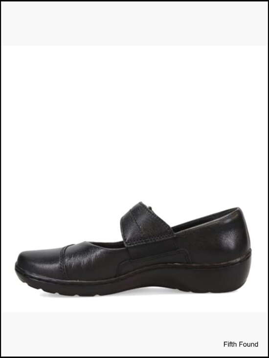 Dr. Scholl Mary Jane Flat with Zipper Closure and Cushioned Footbed